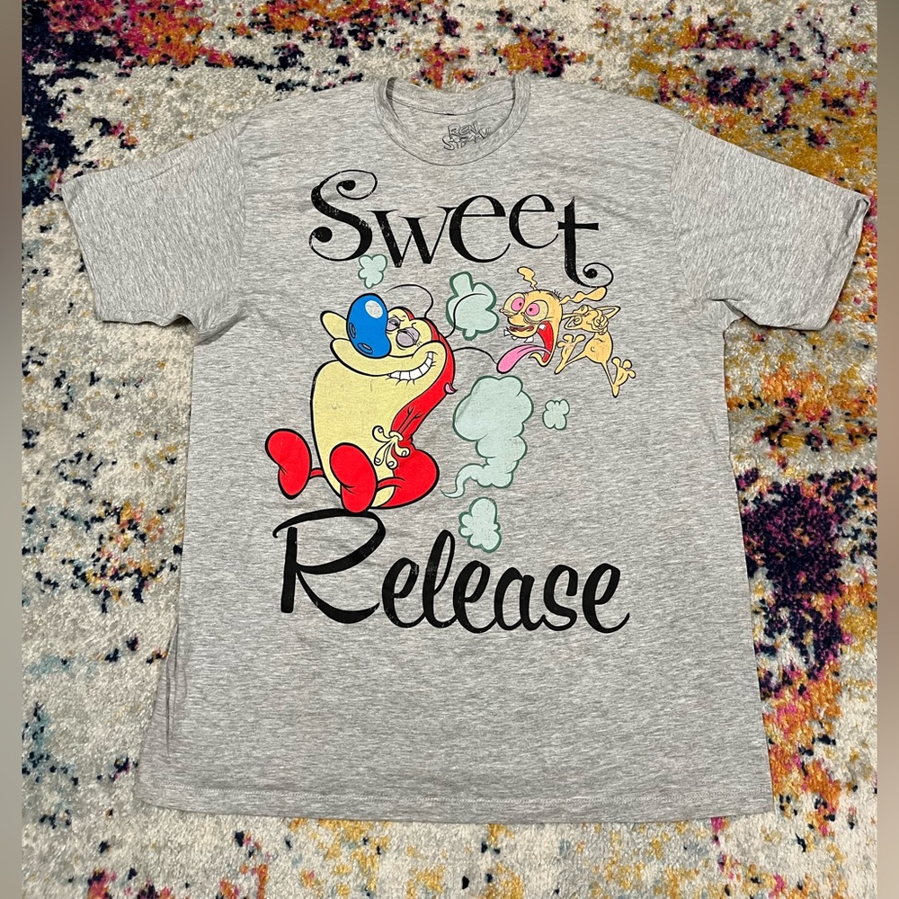 Ren and Stimpy Shirt Large